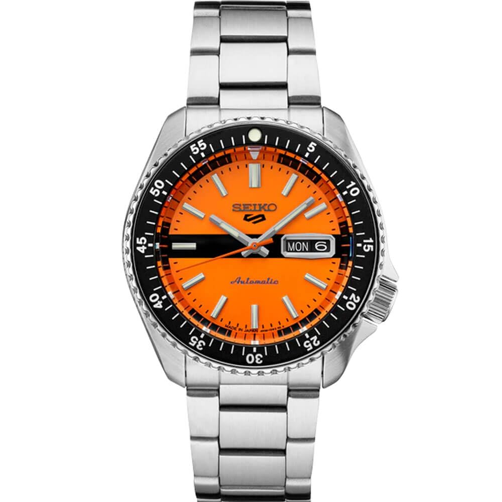 SEIKOセイコーシルバーラウンドオレンジ文字盤 メンズ時計自動巻きヴィンテージ SEIKO SEIKO/セイコー ダイバー モンスター 7S26-0350 腕時計